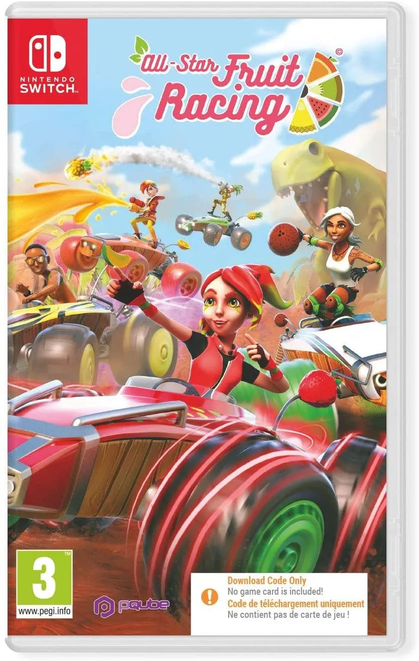 All Star Fruit Racing Nintendo Switch Game [Code in a Box]