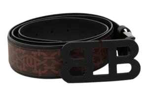 Bally 6302247 Men's Mirror Buckle Adjustable Reversible Belt