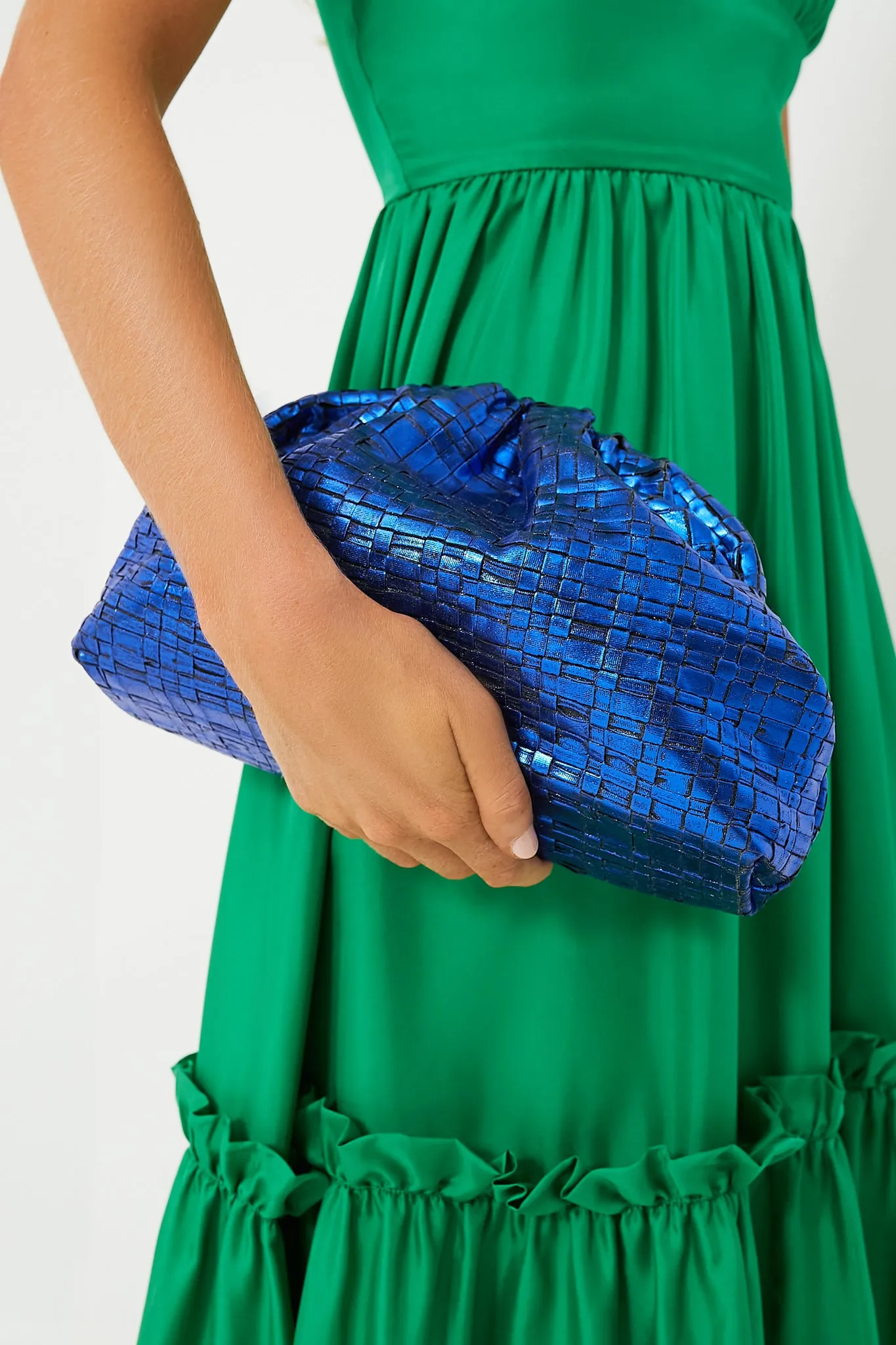 Cobalto Metallic Game Clutch
