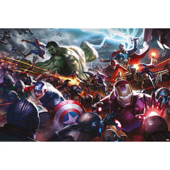 Marvel Future Fight (Heroes Assault) Maxi Poster