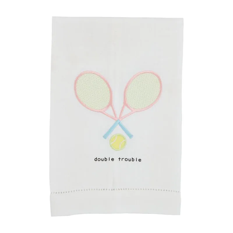 Mud Pie Double Trouble Tennis Towel