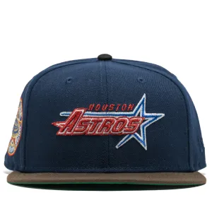 New Era x Politics Houston Astros 59FIFTY Fitted Hat - Oceanside/Wood