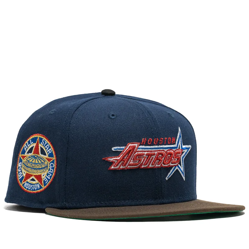 New Era x Politics Houston Astros 59FIFTY Fitted Hat - Oceanside/Wood