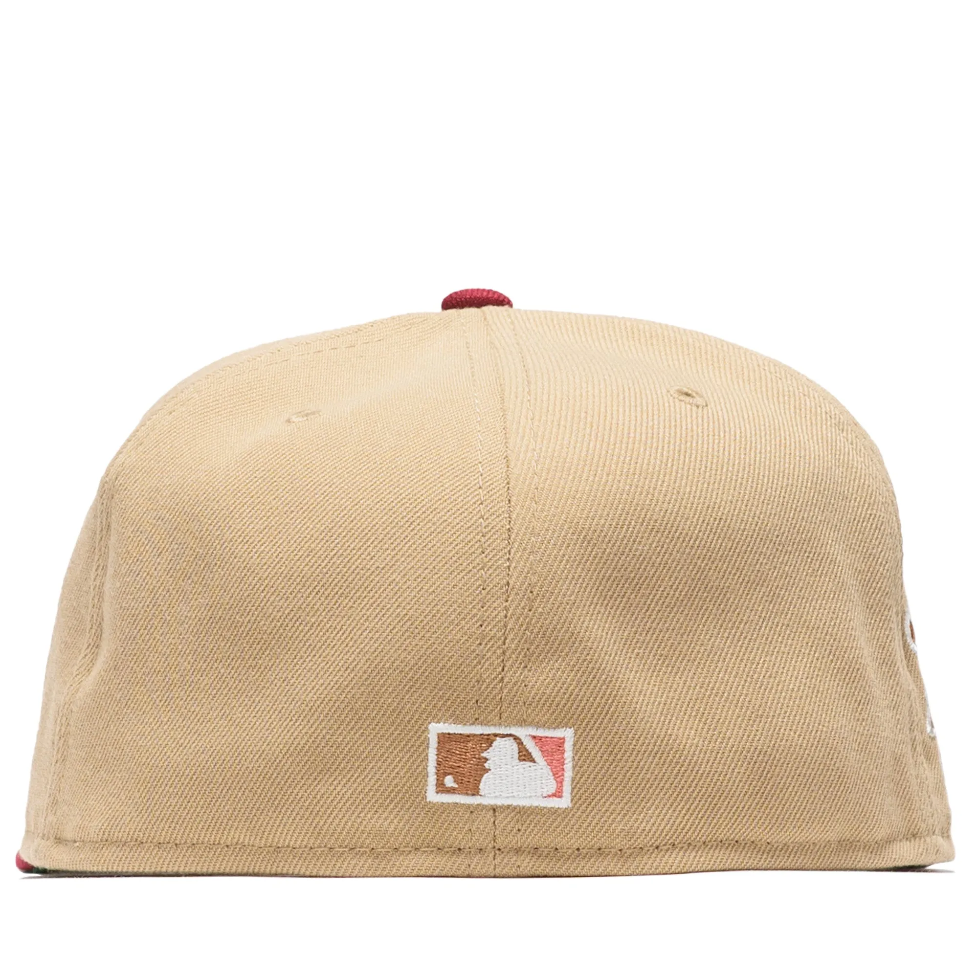 New Era x Politics Texas Rangers 59FIFTY Fitted Hat - Camel/Cardinal