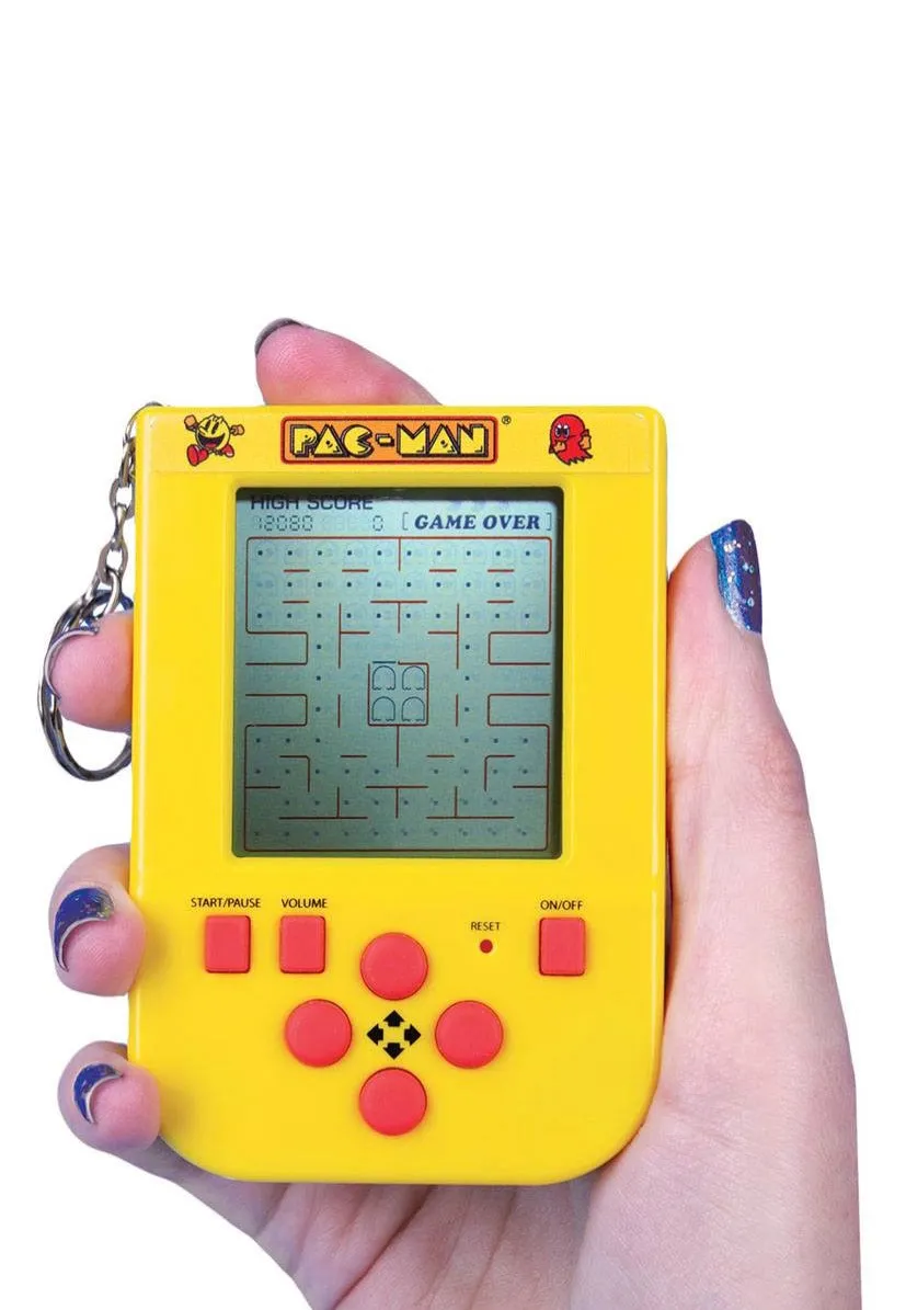 Pac Man - Mini Retro Handheld Video Game - Keychain