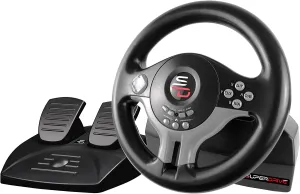 Superdrive - Racing Steering Wheel Driving Wheel SV200 with pedals and shift paddles for Nintendo Switch - PS4 - Xbox One - PC