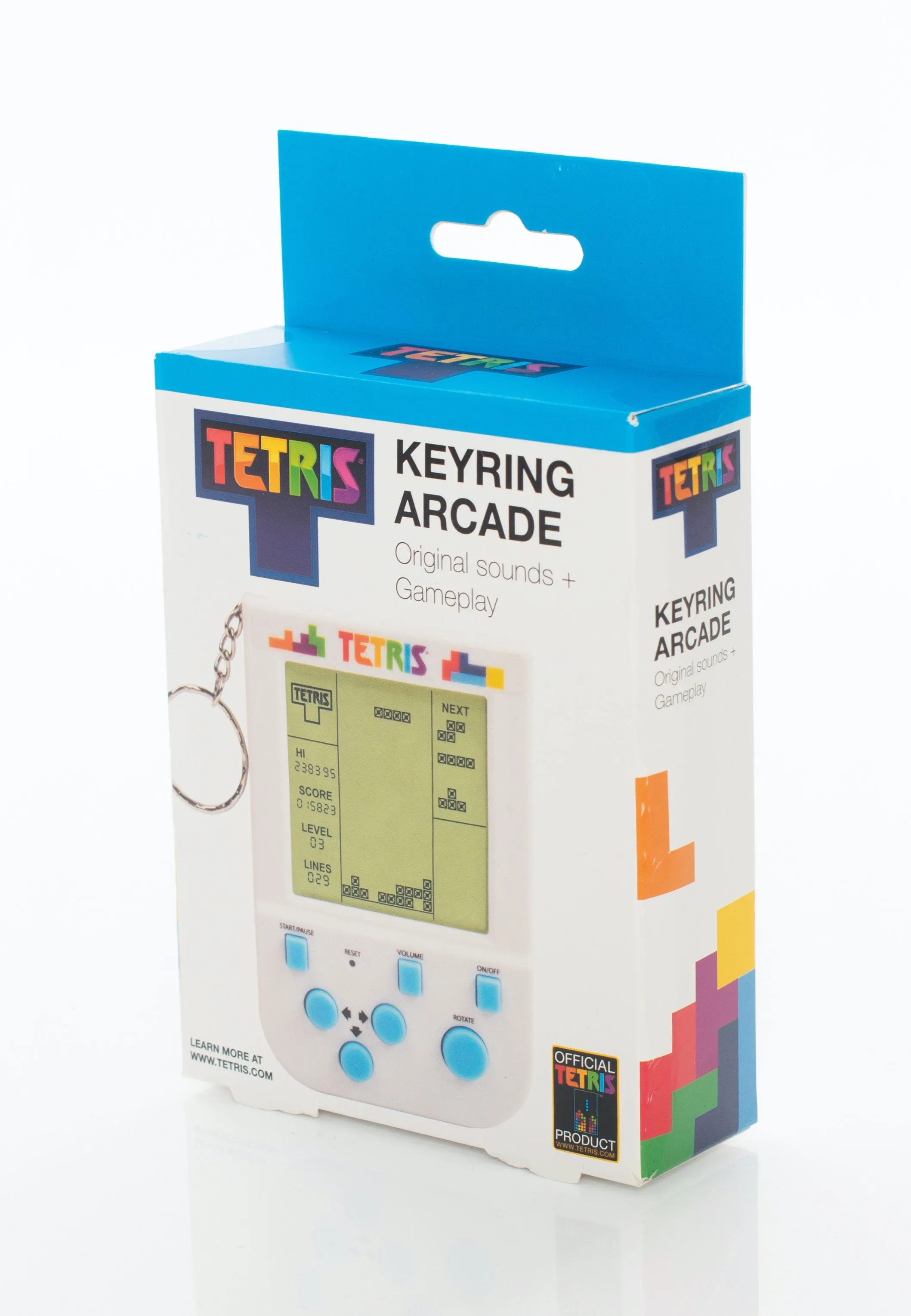 Tetris - Mini Retro Handheld Video Game - Keychain