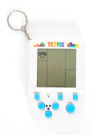 Tetris - Mini Retro Handheld Video Game - Keychain